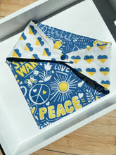 Load image into Gallery viewer, Peace for Ukraine Bandana
